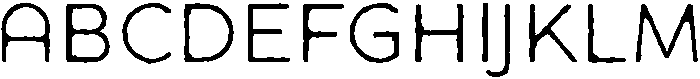 Junebug Regular otf (400) Font UPPERCASE