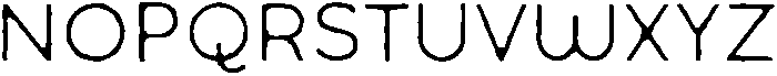 Junebug Regular otf (400) Font UPPERCASE