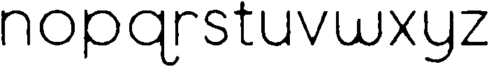 Junebug Regular otf (400) Font LOWERCASE