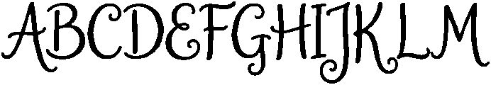 Junelys Ridge Regular otf (400) Font UPPERCASE