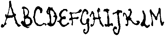 Junewww Regular otf (400) Font UPPERCASE