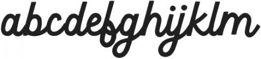 Jungle Giant Script otf (400) Font LOWERCASE