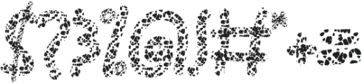 Jungle Leopard ttf (400) Font OTHER CHARS