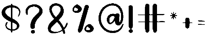 Jungle Regular otf (400) Font OTHER CHARS