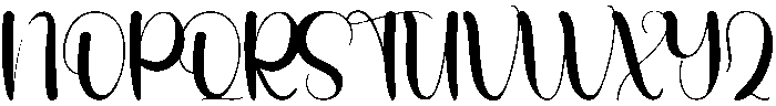 Jungle Regular otf (400) Font UPPERCASE