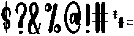 Jungle Regular otf (400) Font OTHER CHARS