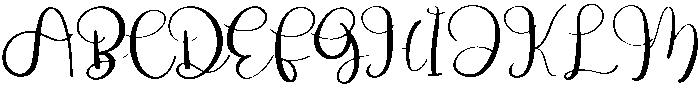 Jungle Regular otf (400) Font UPPERCASE