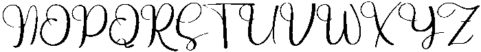 Jungle Regular otf (400) Font UPPERCASE