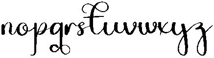Jungle Regular otf (400) Font LOWERCASE