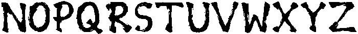 Jungle-Regular otf (400) Font UPPERCASE