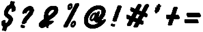 Jungle Snowes Regular otf (400) Font OTHER CHARS
