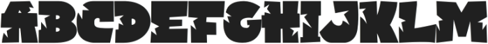 Jungle Srocks Regular otf (400) Font UPPERCASE