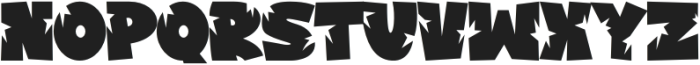 Jungle Srocks Regular otf (400) Font UPPERCASE