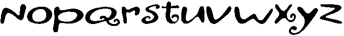 Jungle otf (400) Font LOWERCASE