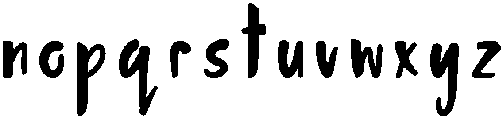 Jungle otf (400) Font LOWERCASE