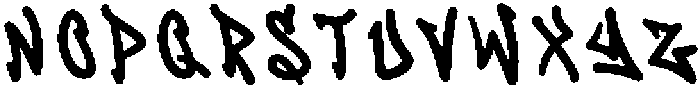 Junglestreet-Regular otf (400) Font LOWERCASE