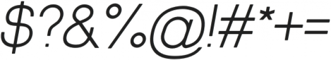 Juniper Italic otf (400) Font OTHER CHARS