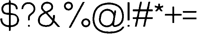 Juniper Regular otf (400) Font OTHER CHARS