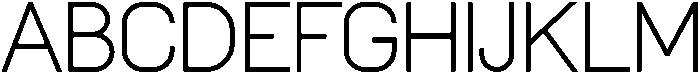 Juniper Regular otf (400) Font UPPERCASE