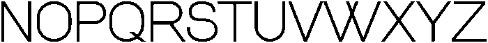 Juniper Regular otf (400) Font UPPERCASE