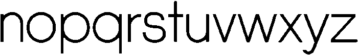 Juniper Regular otf (400) Font LOWERCASE
