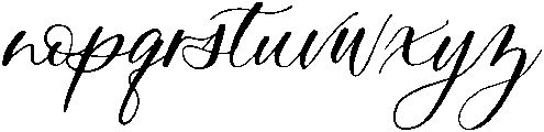 Juniper Regular otf (400) Font LOWERCASE