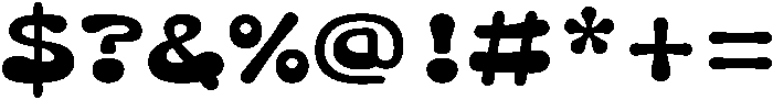 Junipy Bold otf (700) Font OTHER CHARS