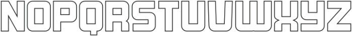 Junosky Outline otf (400) Font UPPERCASE