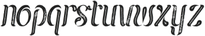 Jupiter italic inline grunge ttf (400) Font LOWERCASE
