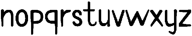 Jusbuah Regular otf (400) Font LOWERCASE