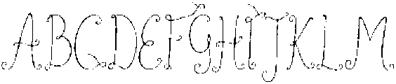 Just Blink Regular otf (400) Font UPPERCASE