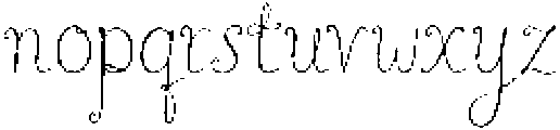 Just Blink Regular otf (400) Font LOWERCASE
