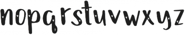 Just Darling Hearts otf (400) Font LOWERCASE