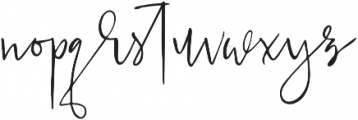 Just Jessy Regular ttf (400) Font LOWERCASE