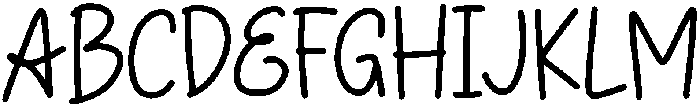 Just Kidding Regular otf (400) Font UPPERCASE
