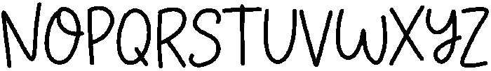Just Kidding Regular otf (400) Font UPPERCASE