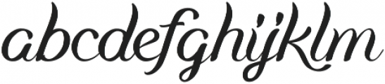 Just Peachy otf (400) Font LOWERCASE