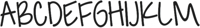 Just Realize ttf (700) Font UPPERCASE