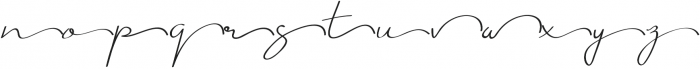 Just Signature Alternate otf (400) Font LOWERCASE