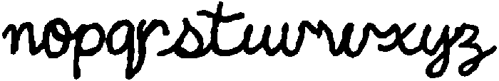 Just Write otf (400) Font LOWERCASE