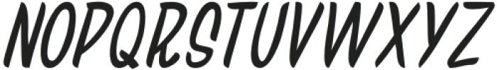 JustRight-Italic otf (400) Font UPPERCASE