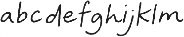 JustSayingLight-Regular otf (300) Font LOWERCASE