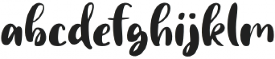 JustStyle otf (400) Font LOWERCASE