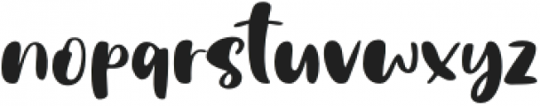 JustStyle otf (400) Font LOWERCASE
