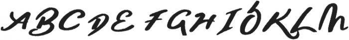 Just_Believe_Rough otf (400) Font UPPERCASE