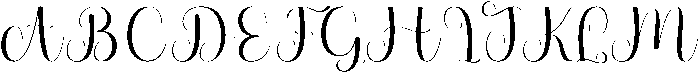 Justify Regular otf (400) Font UPPERCASE