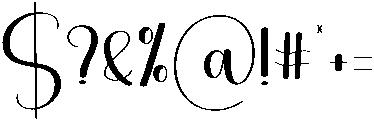Justify Regular otf (400) Font OTHER CHARS