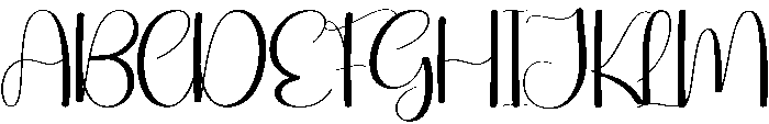 Justify Regular otf (400) Font UPPERCASE