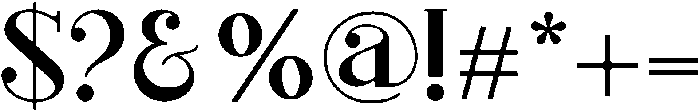 Justin Medium otf (500) Font OTHER CHARS