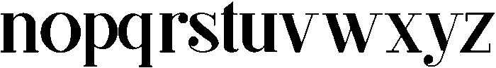 Justin Medium otf (500) Font LOWERCASE